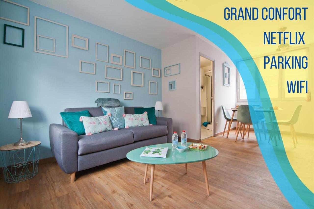 Superlogis Troyes - Le Cadre Vert - Studio Grand Confort - Netflix - Parking Saint-Julien-les-Villas Kültér fotó